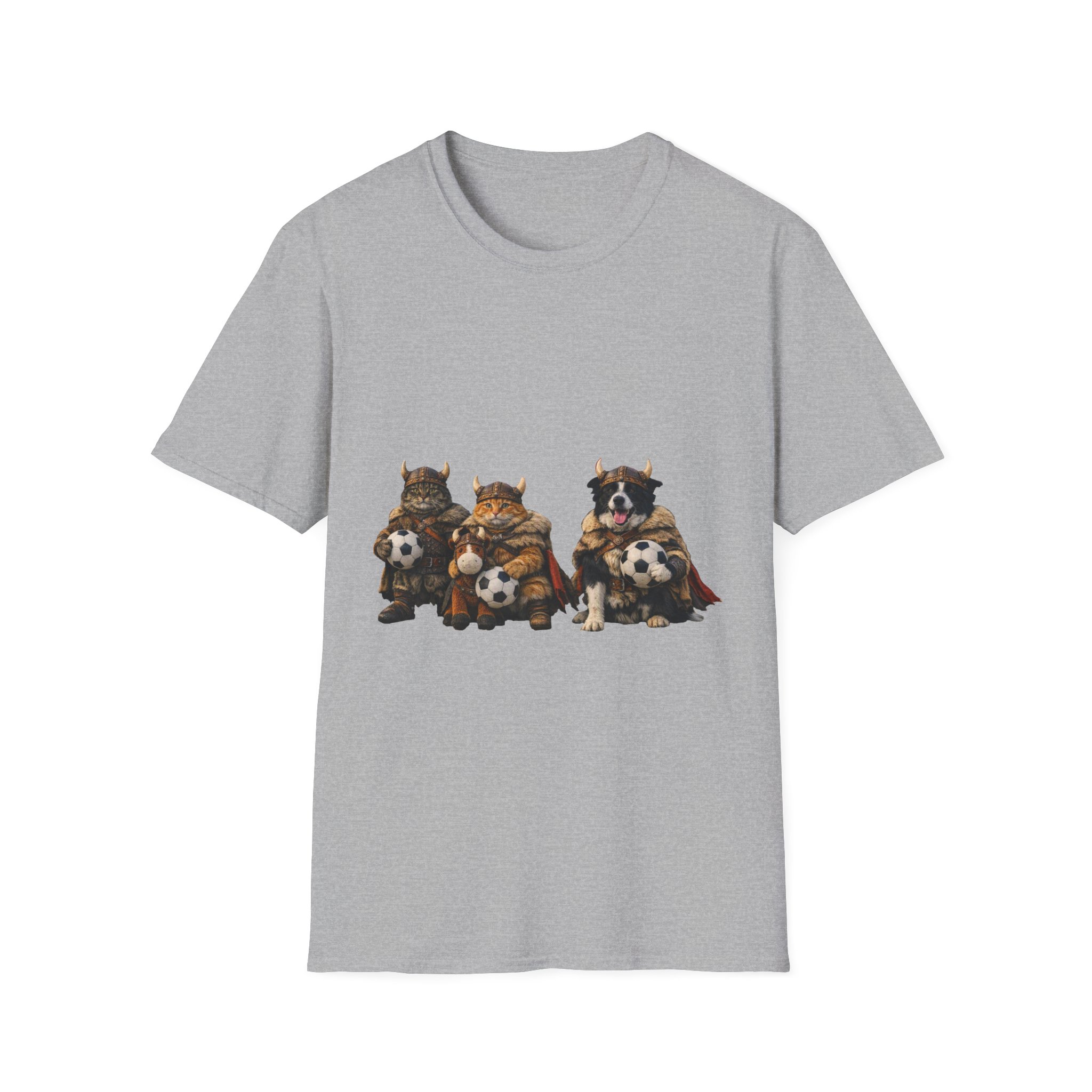 Flip & Friends - Viking Conquer Soccer - Graphic Tee - Image 2