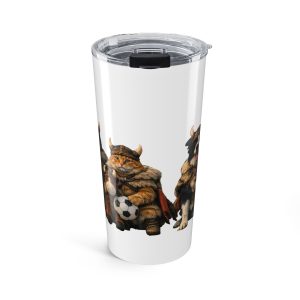 Flip &  Friends - Viking Conquer Soccer  20oz Tumbler   Travel Cup